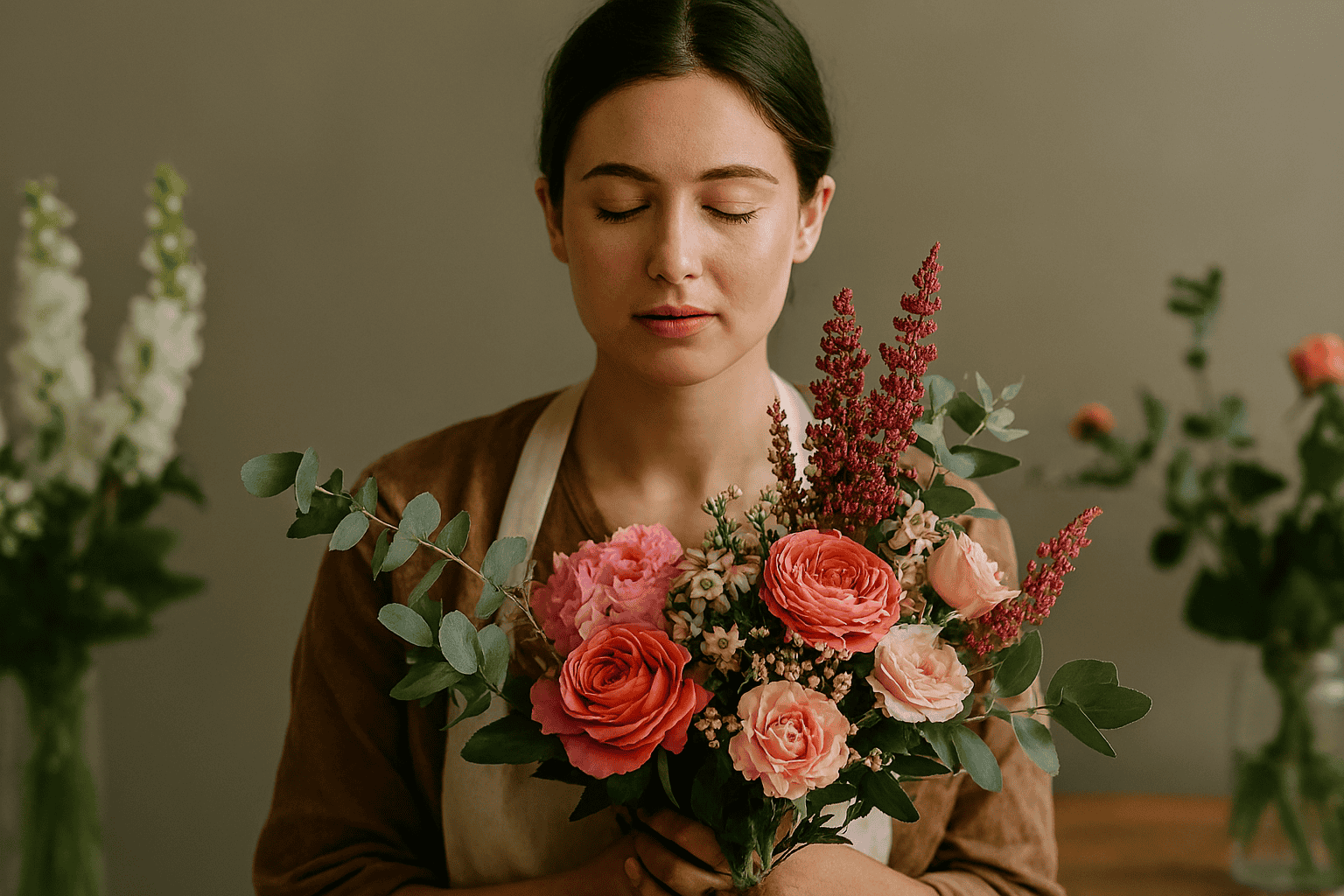 Smukke blomsterarrangementer hos Vornroz