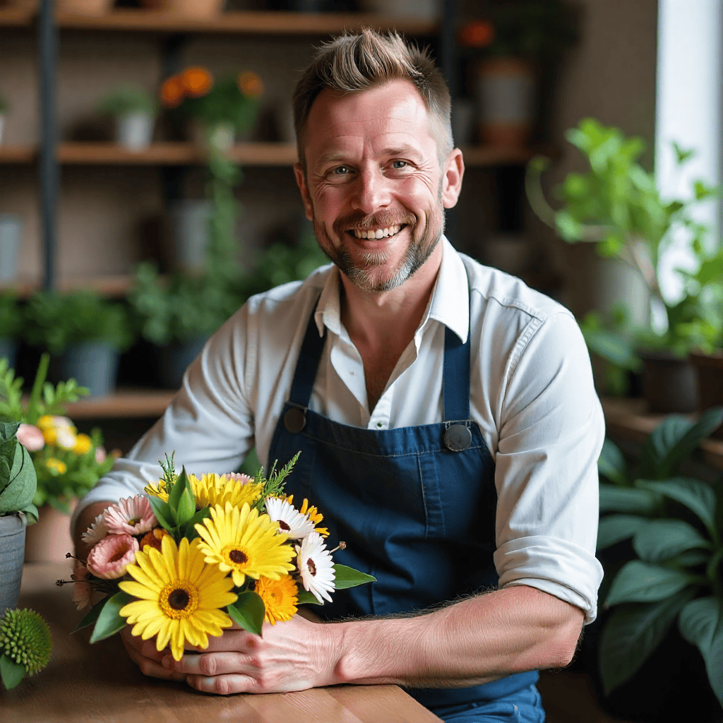 A. Jensen - Florist hos Vornroz